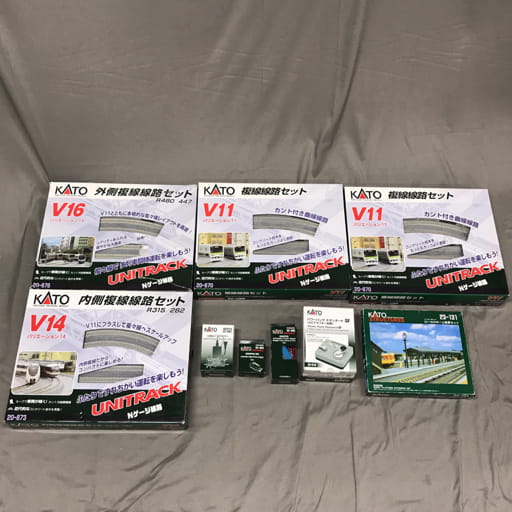 KATO パワーパック スタンダード SX 22-018 複線線路セット V11 Nゲージ線路 等 まとめセット